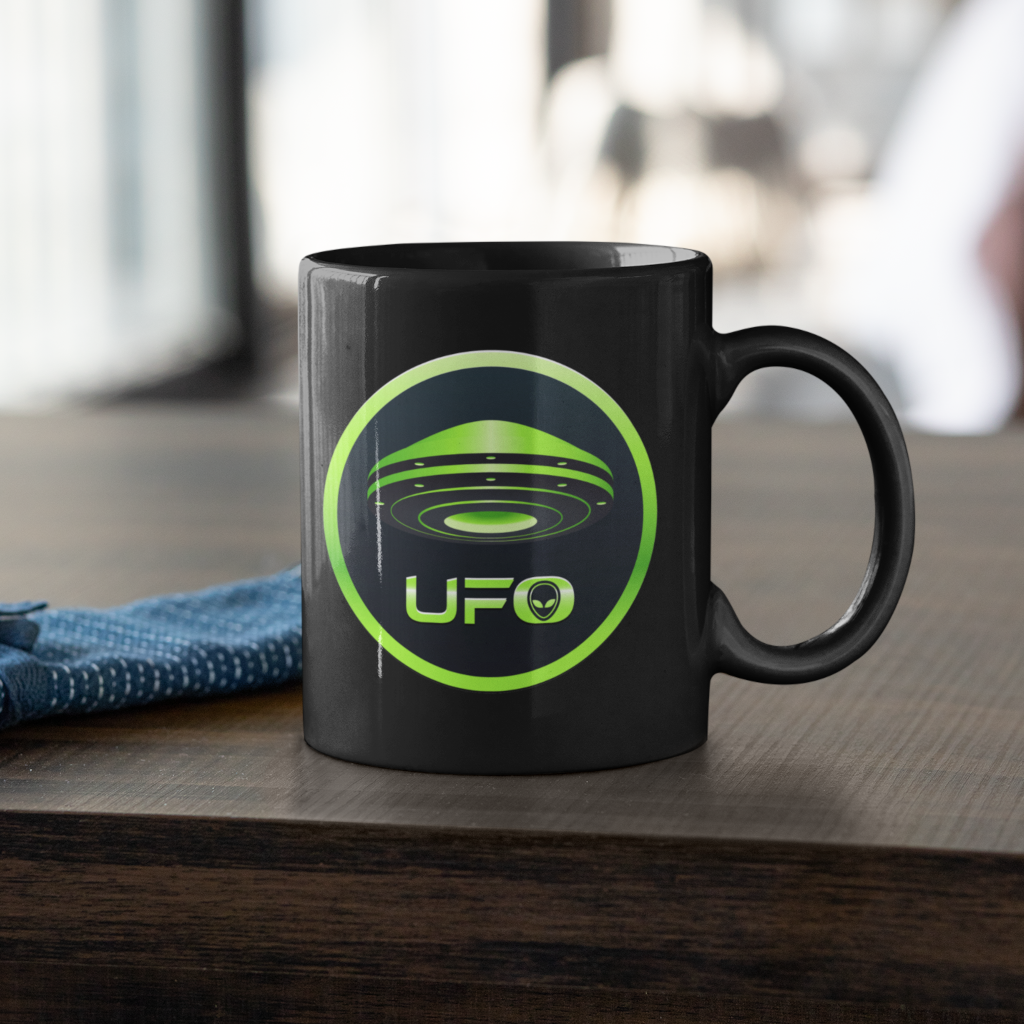 UFO - Black Mug