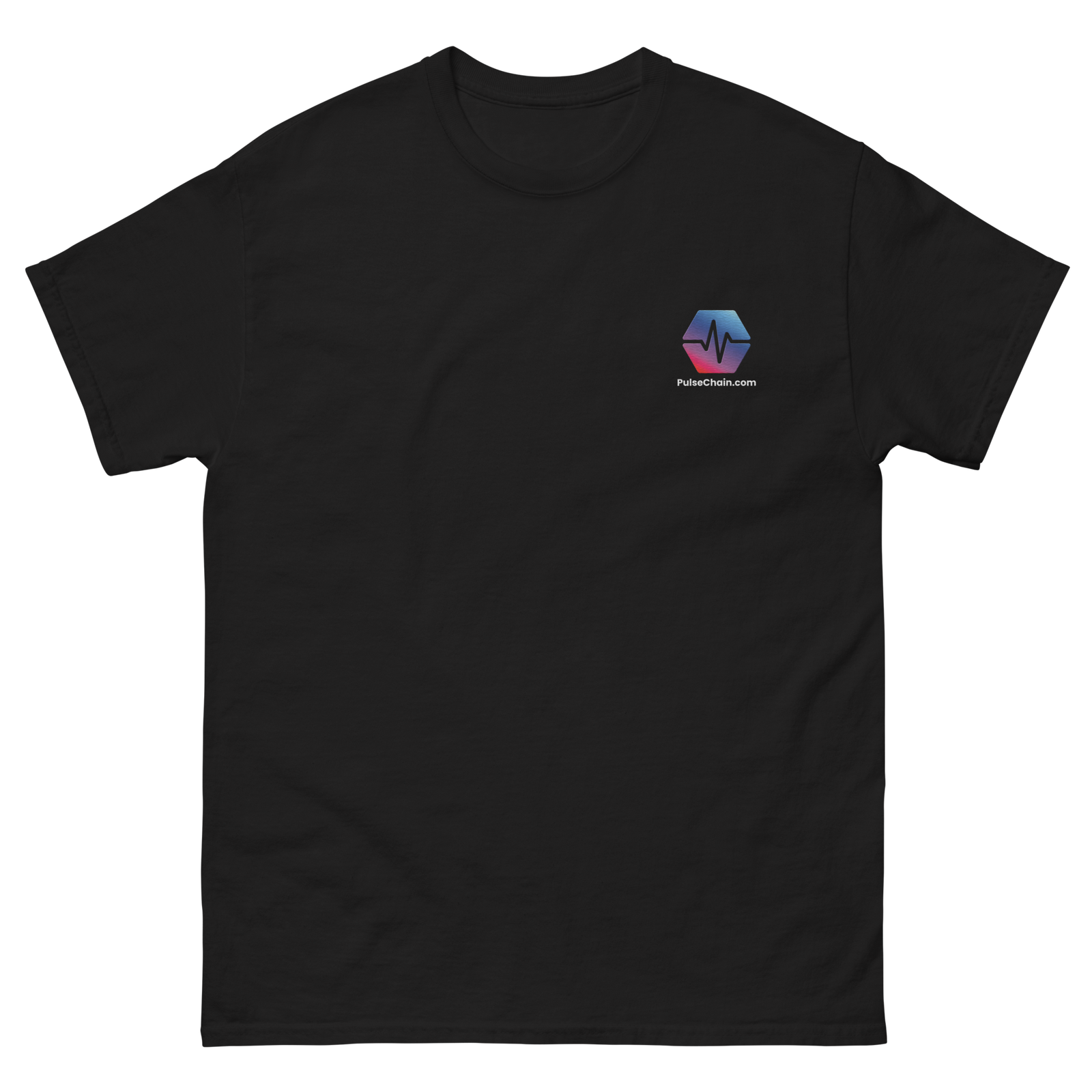 PulseChain - Premium Embroidered T Shirt - The Pulsican Store