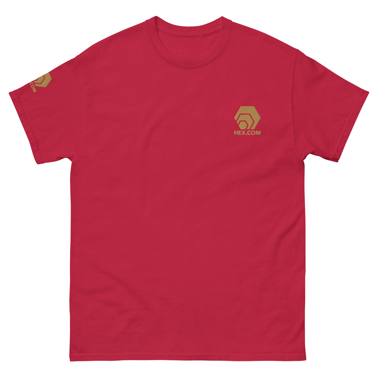 HEX Gold - Premium Embroidered T Shirt - The Pulsican Store
