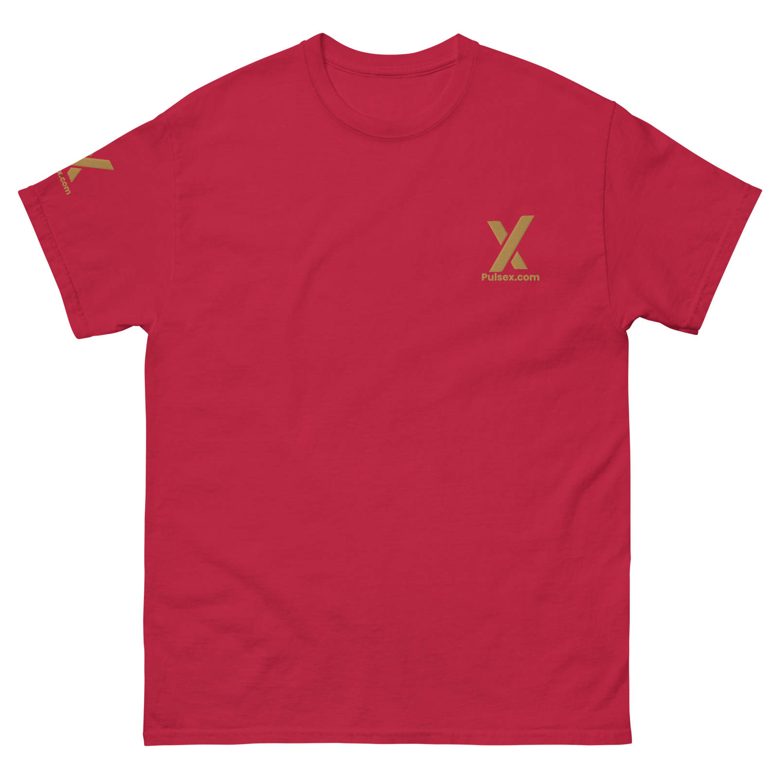 PulseX Gold - Premium Embroidered T Shirt - The Pulsican Store