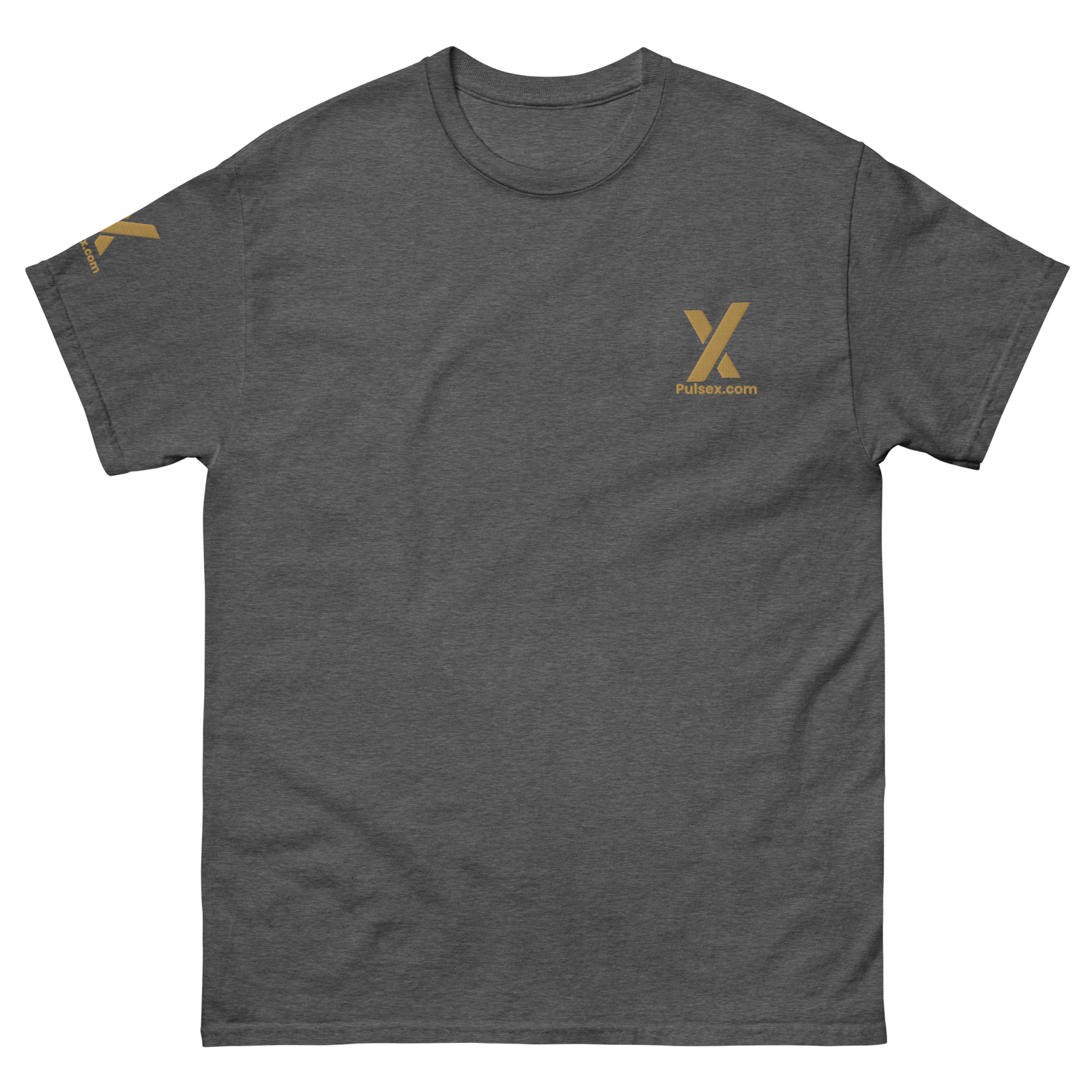 PulseX Gold - Premium Embroidered T Shirt - The Pulsican Store