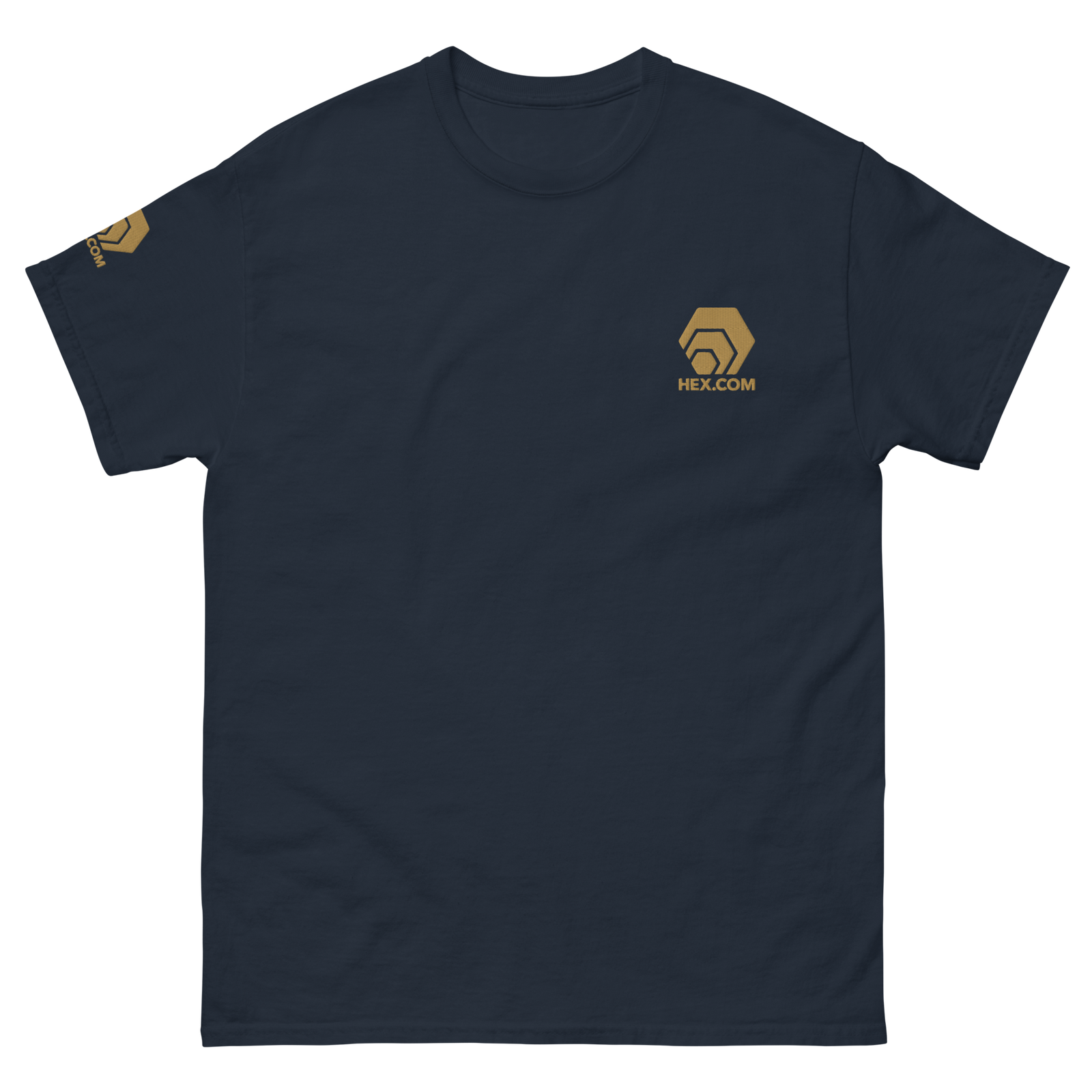 HEX Gold - Premium Embroidered T Shirt - The Pulsican Store
