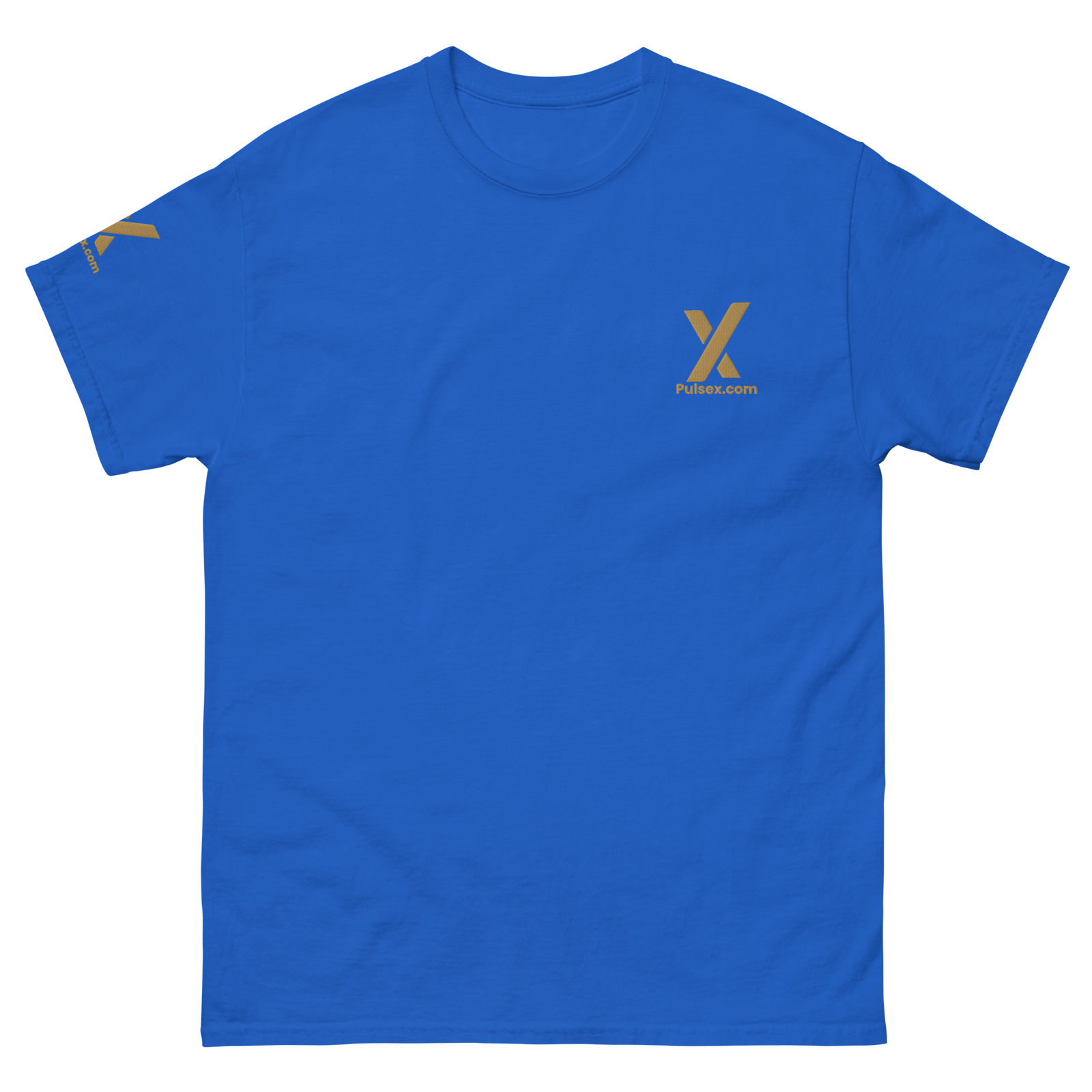 PulseX Gold - Premium Embroidered T Shirt - The Pulsican Store