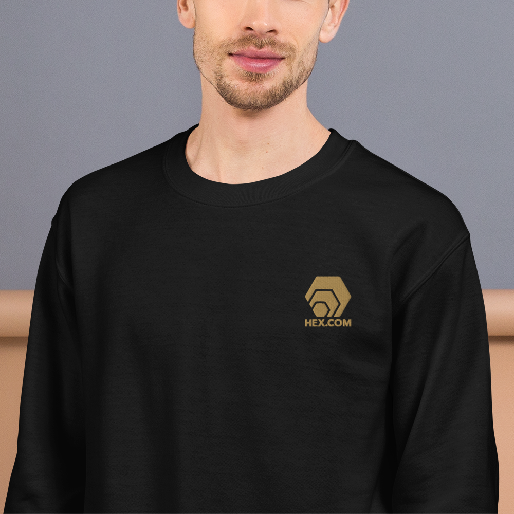 HEX Gold - Premium Embroidered Sweatshirt - The Pulsican Store