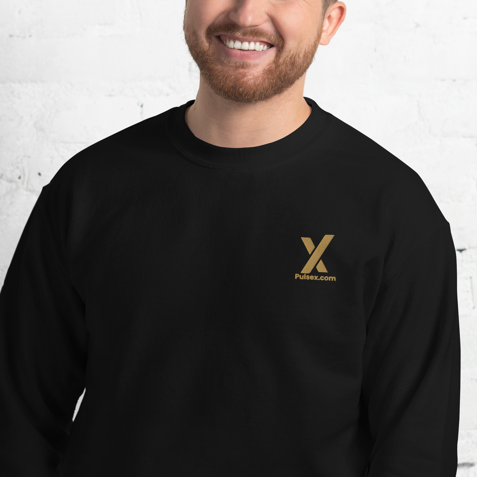 PulseX Gold - Premium Embroidered Sweatshirt - The Pulsican Store