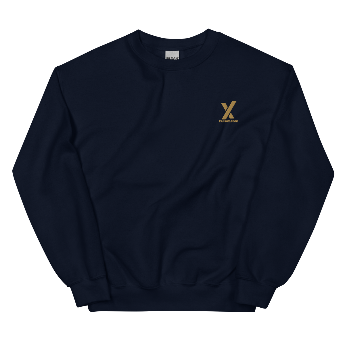 PulseX Gold - Premium Embroidered Sweatshirt - The Pulsican Store