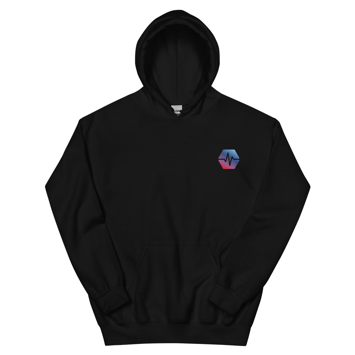 PulseChain Logo - Premium Embroidered Hoodie - The Pulsican Store