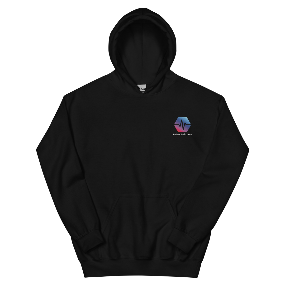 PulseChain - Premium Embroidered Hoodie - The Pulsican Store