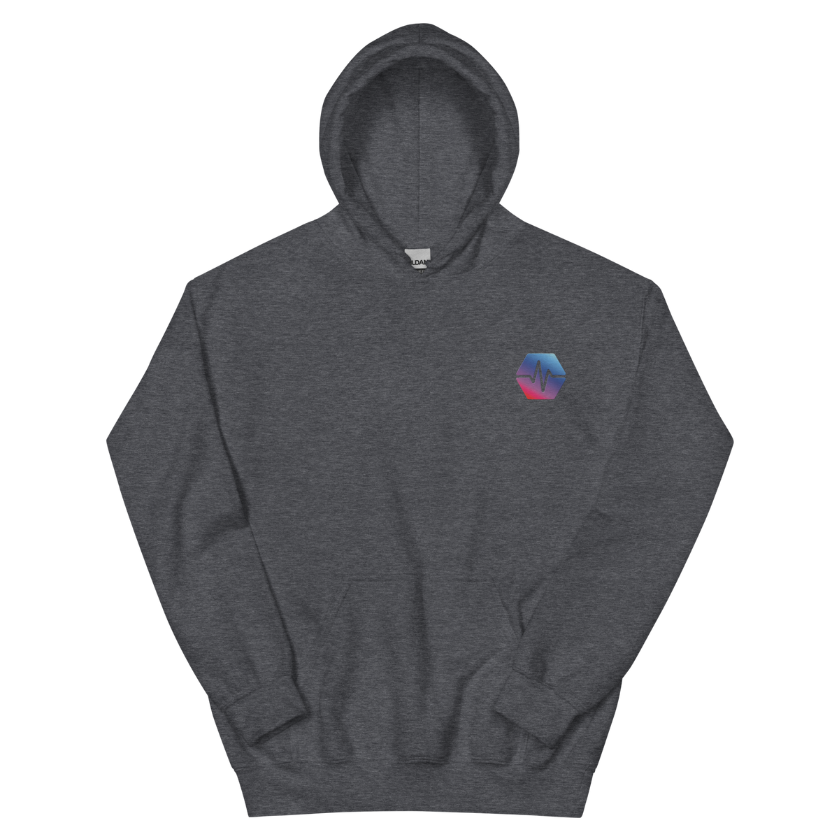 PulseChain Logo - Premium Embroidered Hoodie - The Pulsican Store