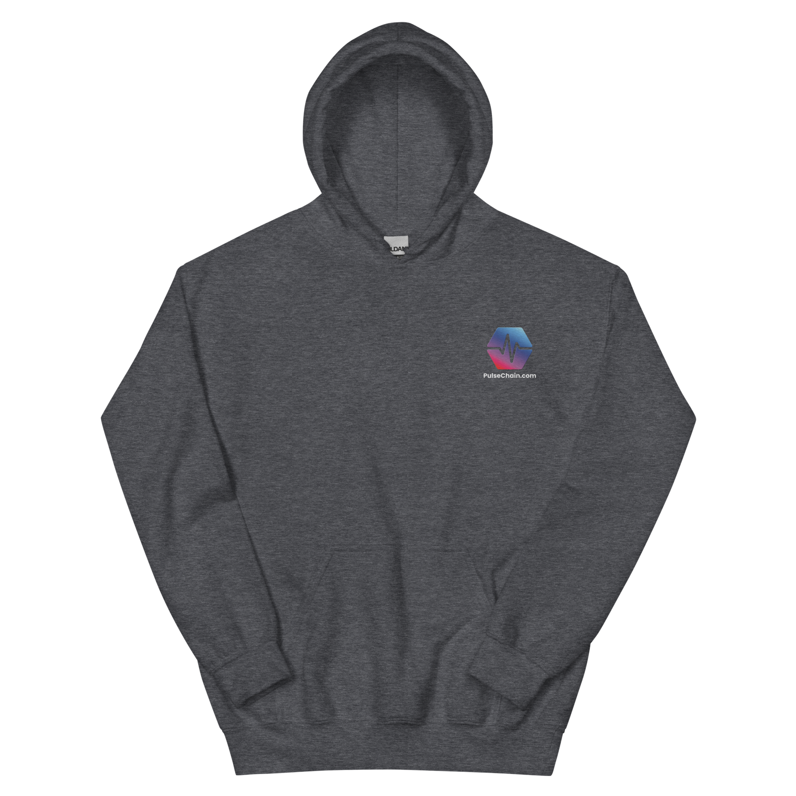 PulseChain - Premium Embroidered Hoodie - The Pulsican Store