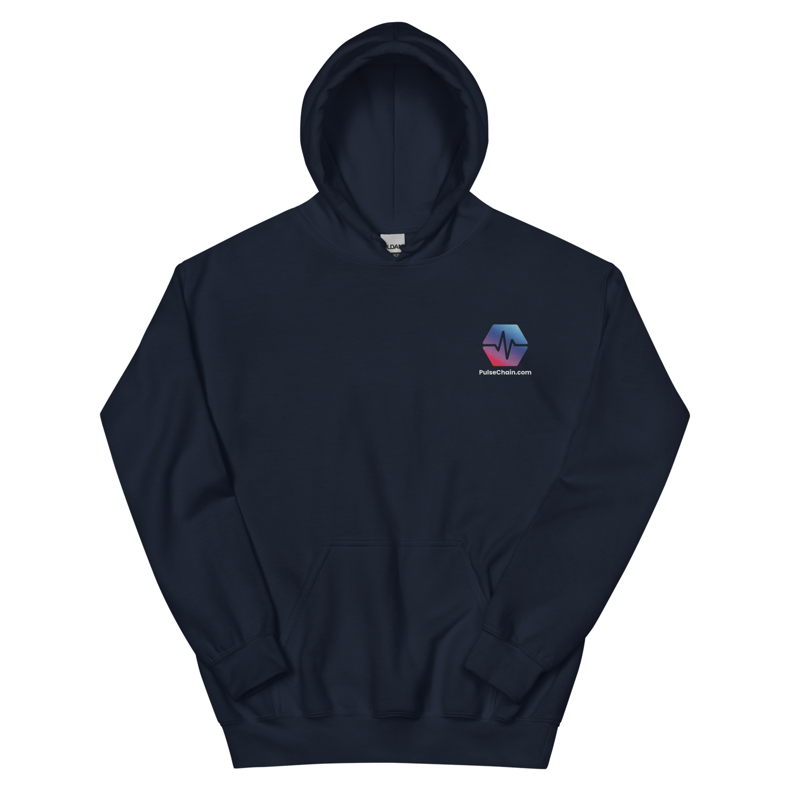 PulseChain - Premium Embroidered Hoodie - The Pulsican Store