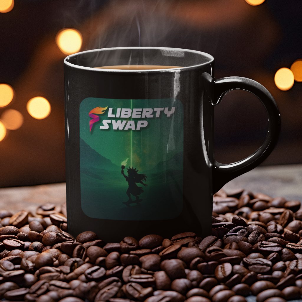 Liberty Swap - Black Mug