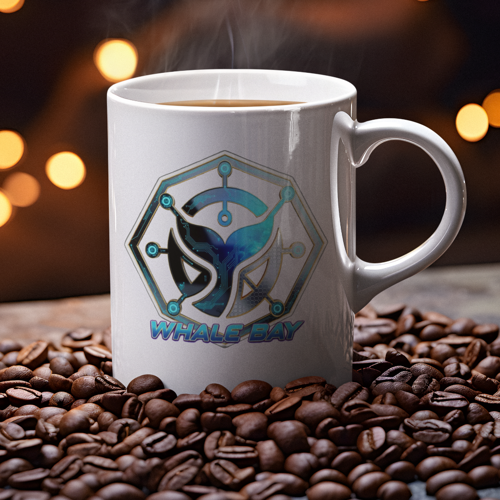 Whale Bay - White Mug
