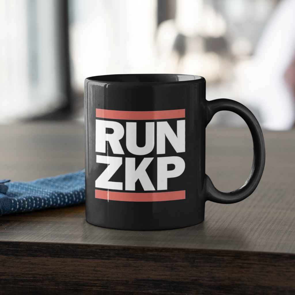 Run ZKP - Black Mug